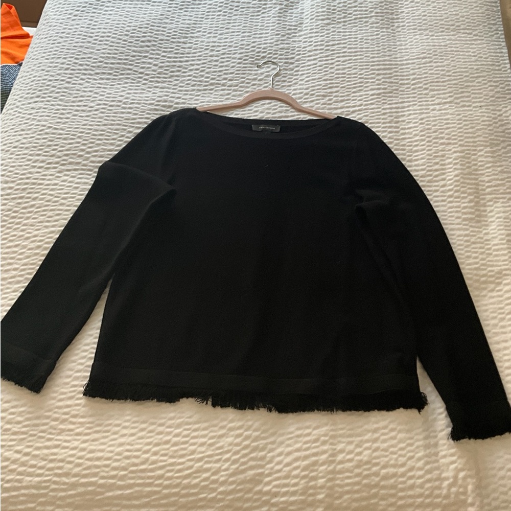 Ann Taylor Classic Black Knit Top